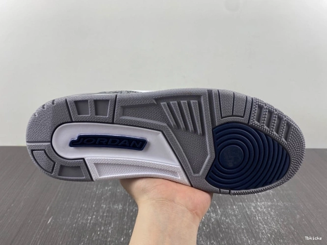 Reps TBK Jordan 3 Midnight Air CT8532-140 Navy 0824